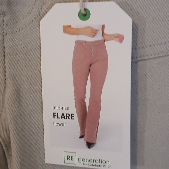 Generation (Celebrity Pink) Flare Leg Jeans - Picture 3 of 5